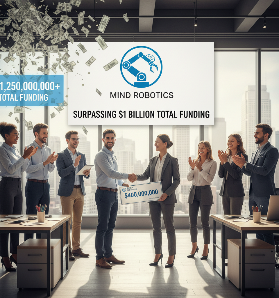 Mind Robotics Secures Another $400M, Surpassing $1 Billion Total Funding — AI-generated illustration