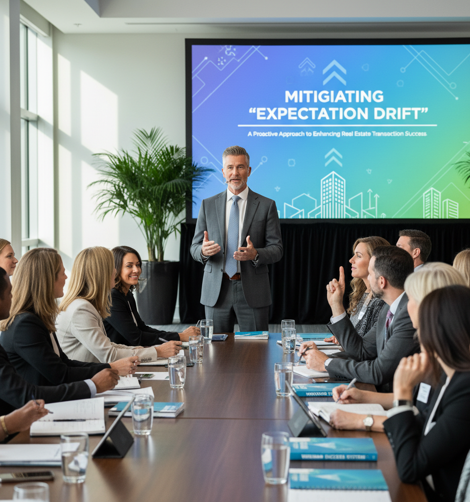Mitigating 'Expectation Drift': A Proactive Approach to Enhancing Real Estate Transaction Success — AI-generated illustration