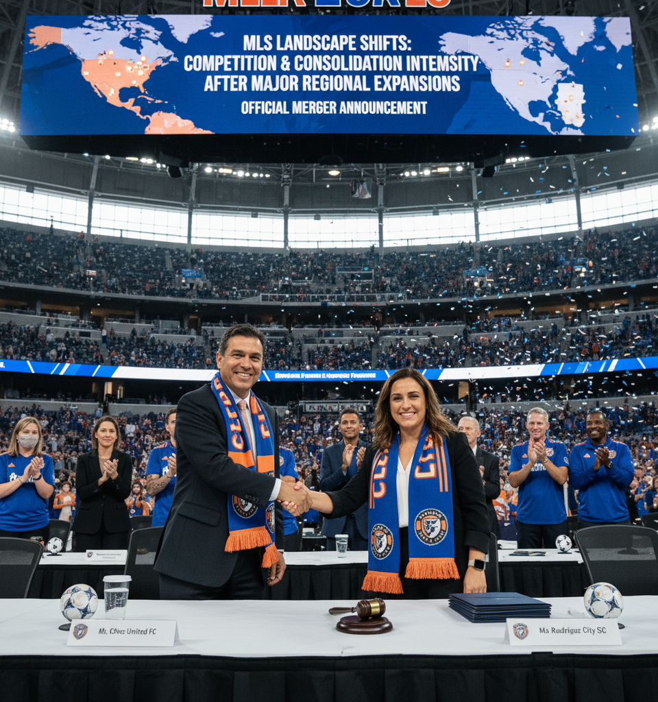 MLS Landscape Shifts: Competition & Consolidation Intensify After Major Regional Expansions — AI-generated illustration