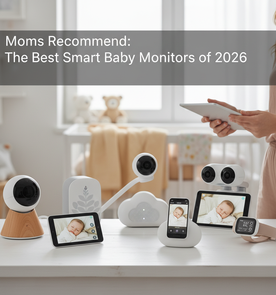 Moms Recommend: The Best Smart Baby Monitors of 2026 — AI-generated illustration