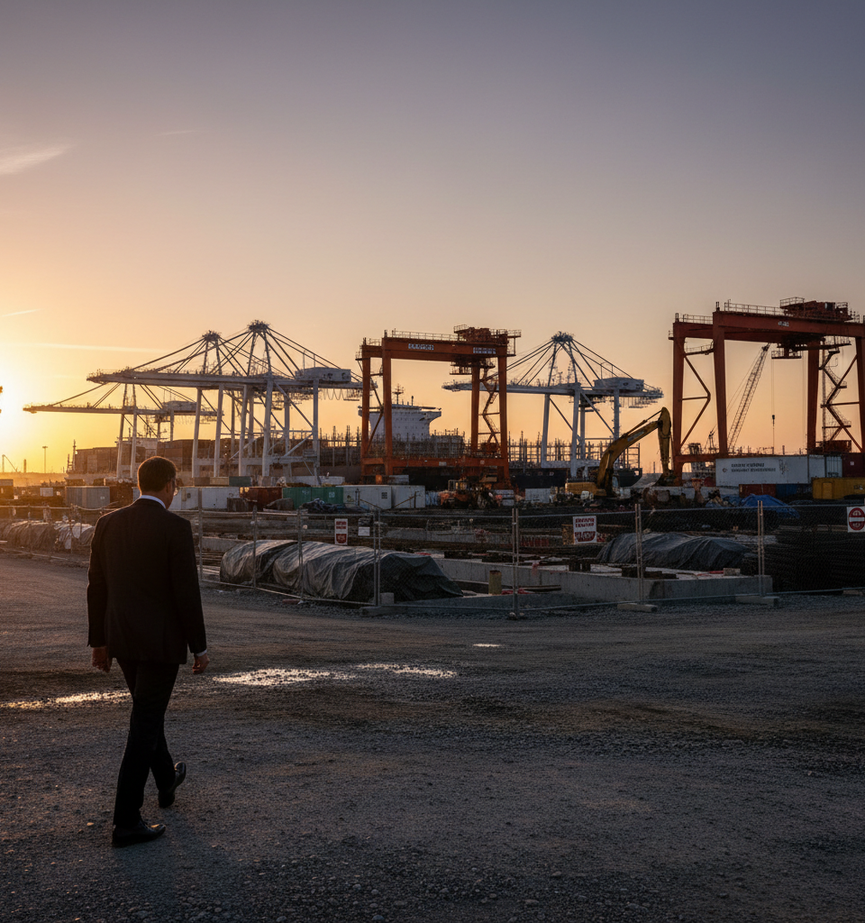 Montreal Port CEO Steps Down Amid Soaring Terminal Costs: A Deep Dive into Leadership Turnover and Project Woes — AI-generated illustration