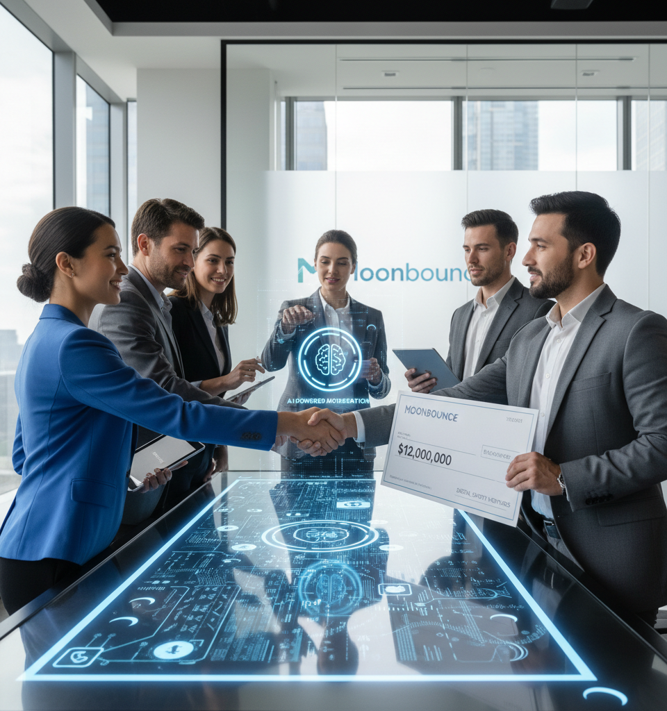 Moonbounce Secures $12M to Pioneer AI-Powered Content Moderation for a Safer Digital Future — AI-generated illustration