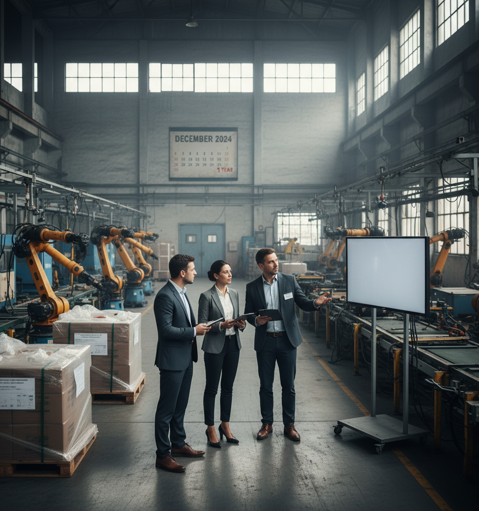 Morgan Stanley: Limited Evidence of Reshoring One Year Post-Tariff Implementation — AI-generated illustration