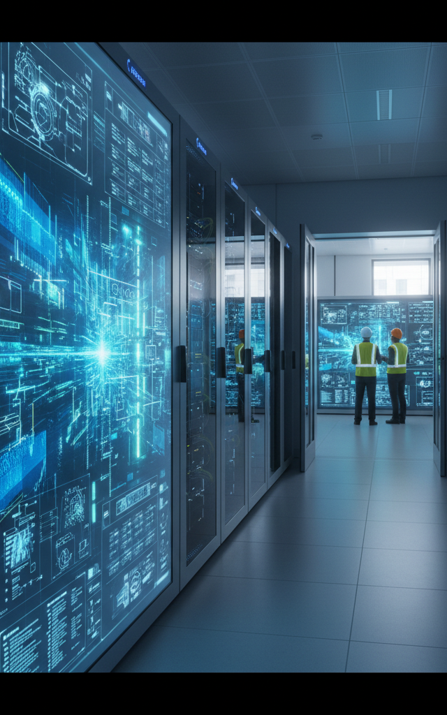 Morphotonics Secures €40M Investment to Advance Display Tech for Data Centers — AI-generated illustration