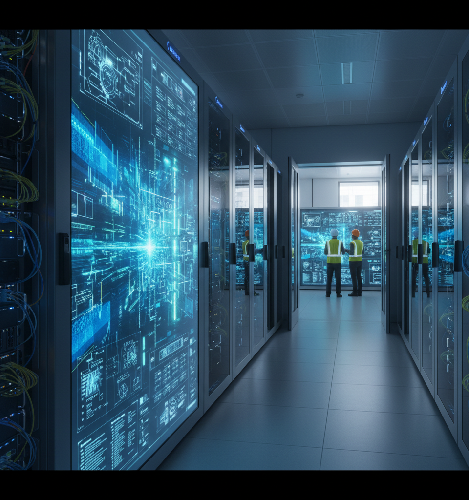 Morphotonics Secures €40M Investment to Advance Display Tech for Data Centers — AI-generated illustration