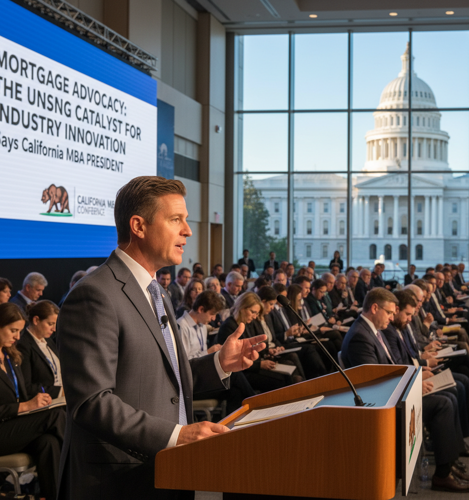 Mortgage Advocacy: The Unsung Catalyst for Industry Innovation, Says California MBA President — AI-generated illustration