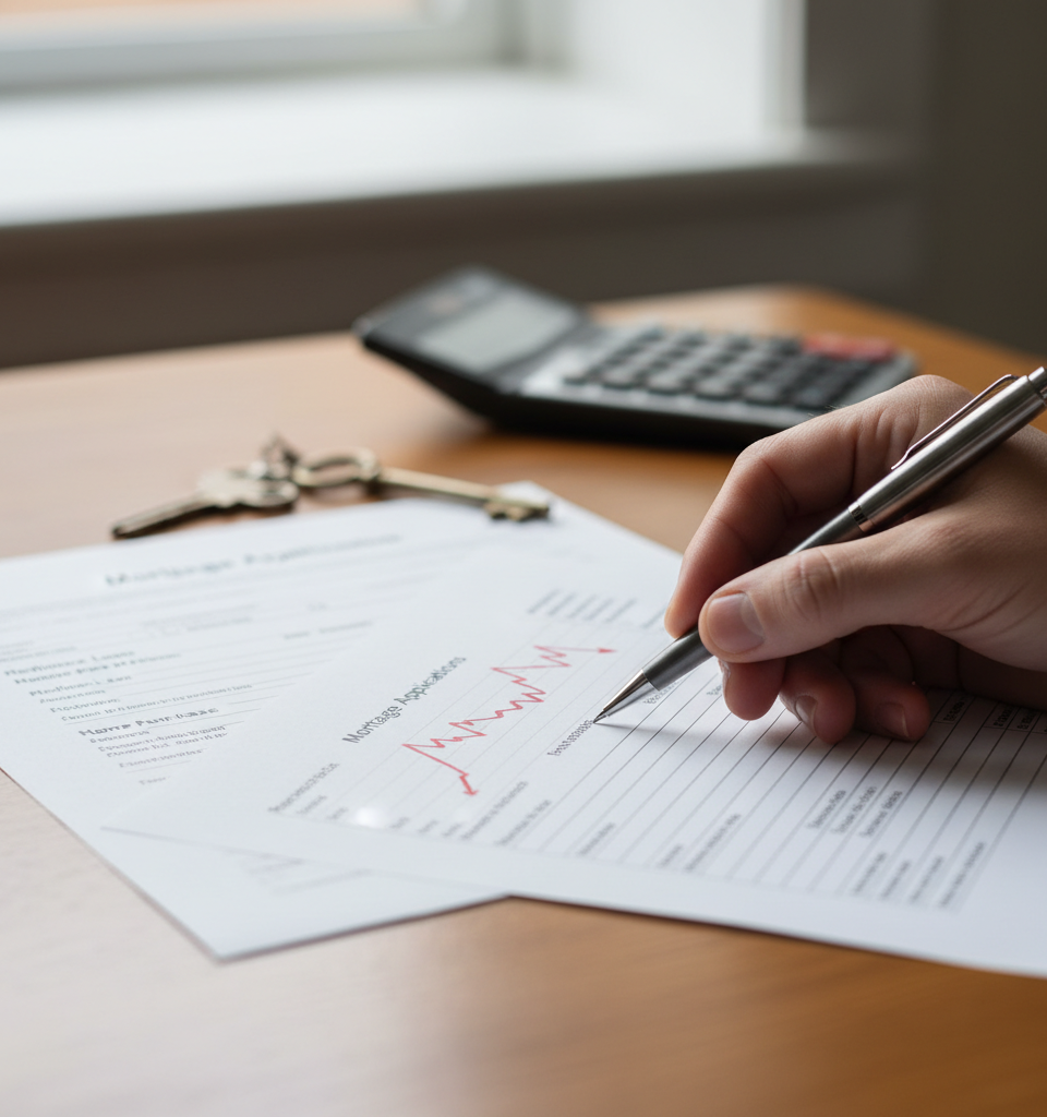 Mortgage Applications Slip: Refinance Activity Dwindles, Purchase Demand Softens Amidst Rate Dip — AI-generated illustration