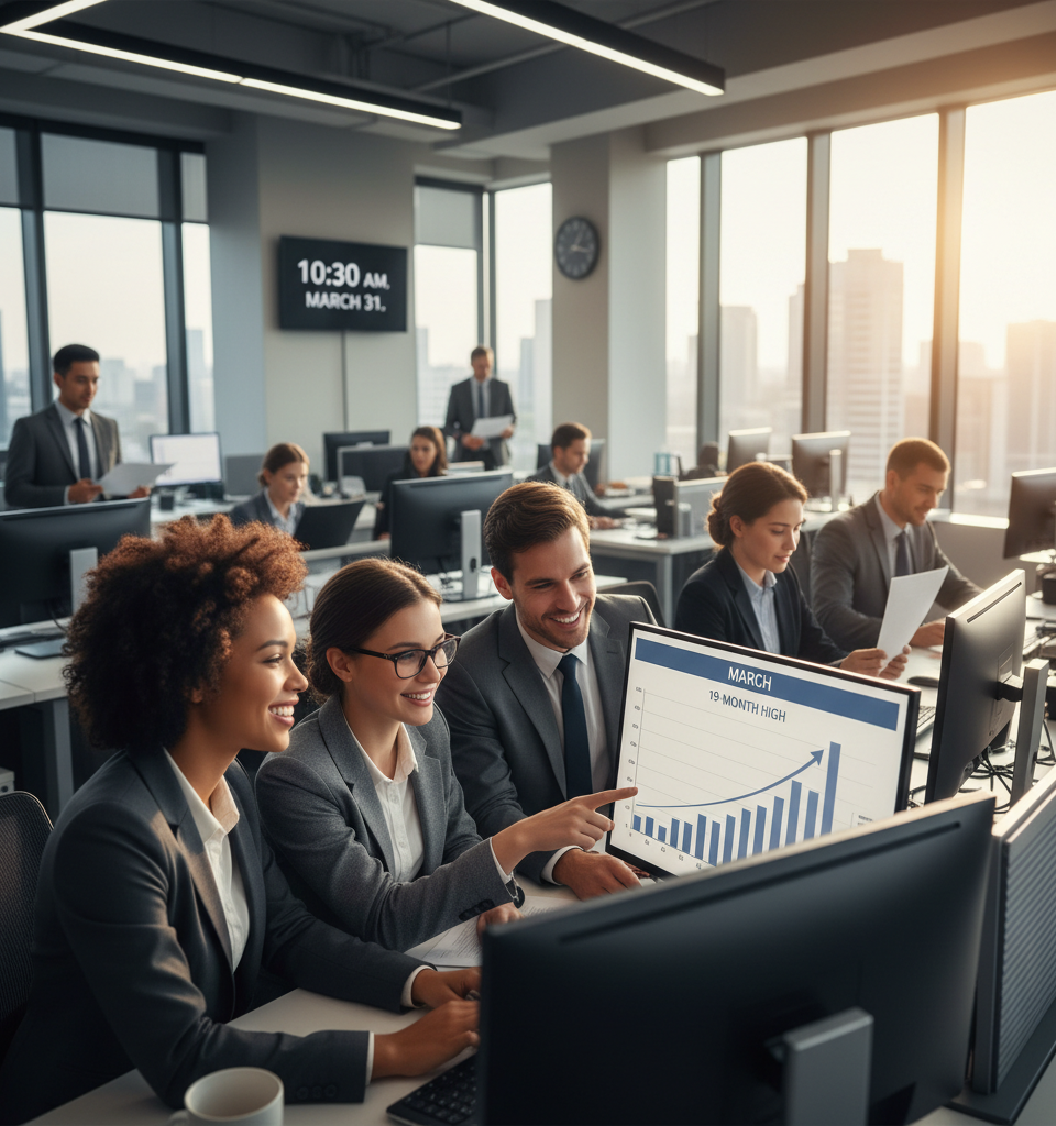 Mortgage Credit Availability Sees Notable Rise in March, Reaching 19-Month High — AI-generated illustration
