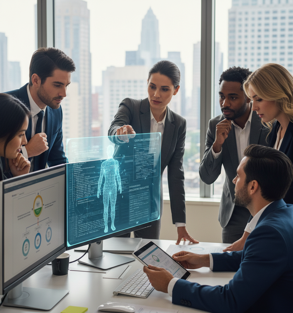 Mortgage Industry Embraces AI Agents for Compliance-Driven Transformation — AI-generated illustration