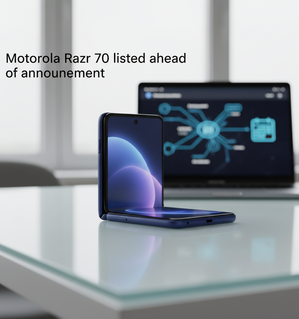 Motorola Razr 70 listed ahead of announcement — AI-generated illustration