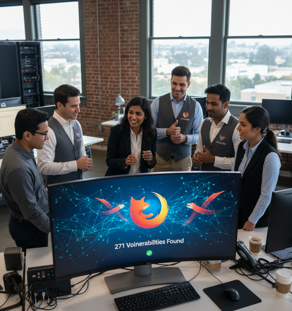 Mozilla Endorses AI for Bug Discovery: Mythos Uncovers 271 Vulnerabilities with High Accuracy — AI-generated illustration