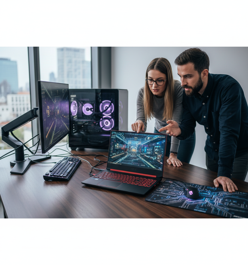 MSI Raider 16 Max HX Blurs Lines Between High-End Laptops and Desktop PCs — AI-generated illustration