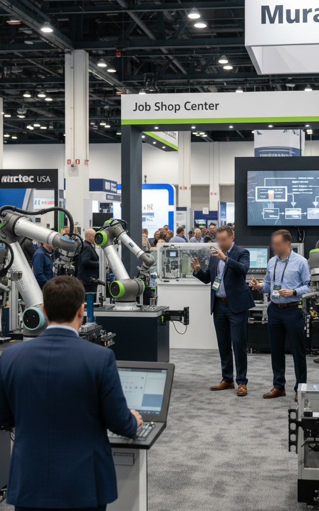 Muratec USA to Showcase Automation and Interactive Solutions at IMTS 2026 — AI-generated illustration