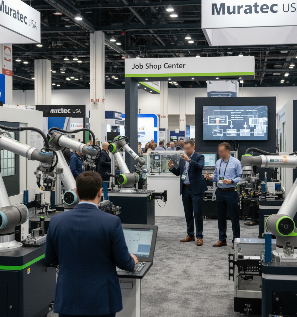 Muratec USA to Showcase Automation and Interactive Solutions at IMTS 2026 — AI-generated illustration