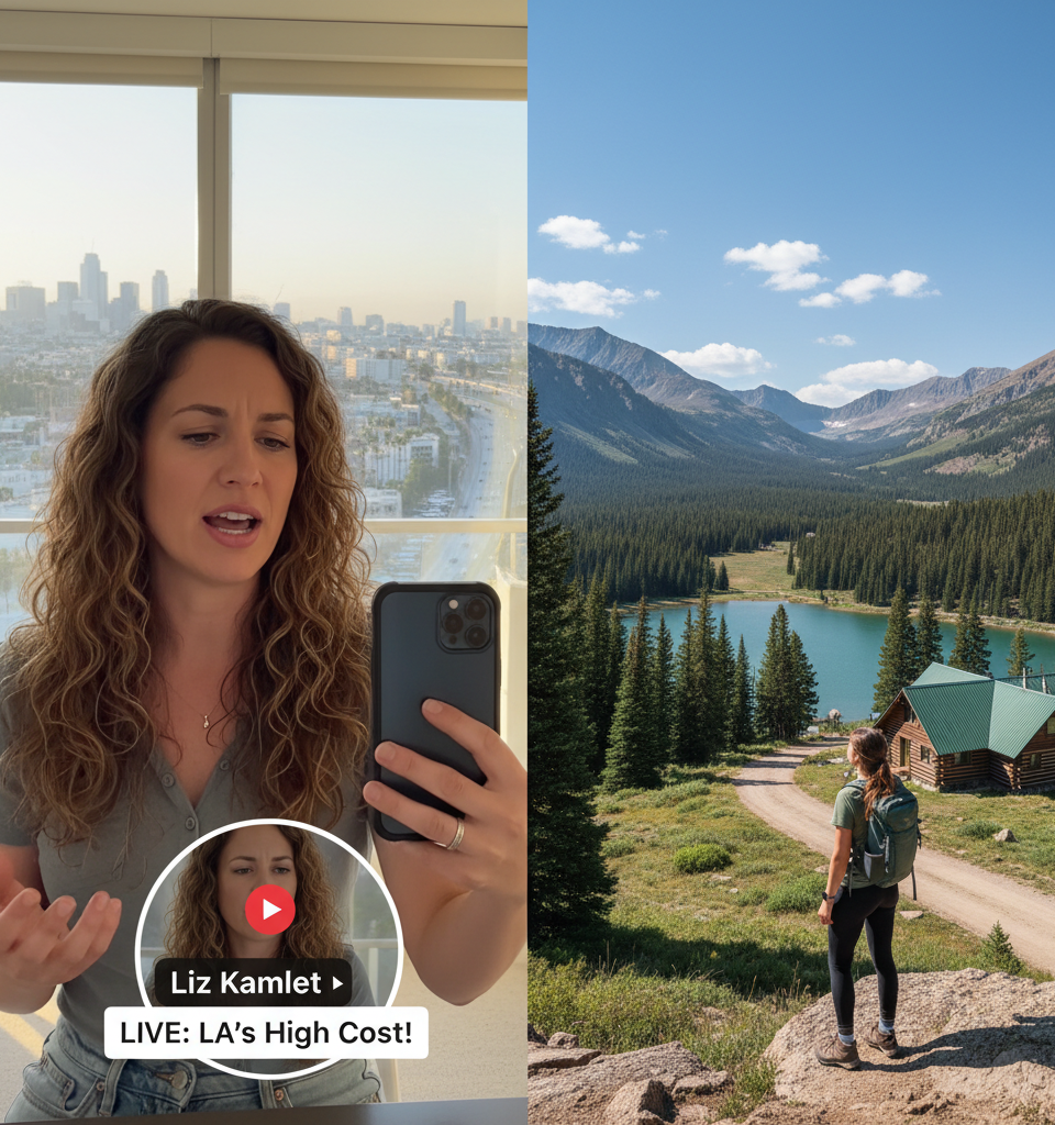 Music Manager Trades L.A. for Colorado: The High Cost of Living Reshapes Urban Migration — AI-generated illustration