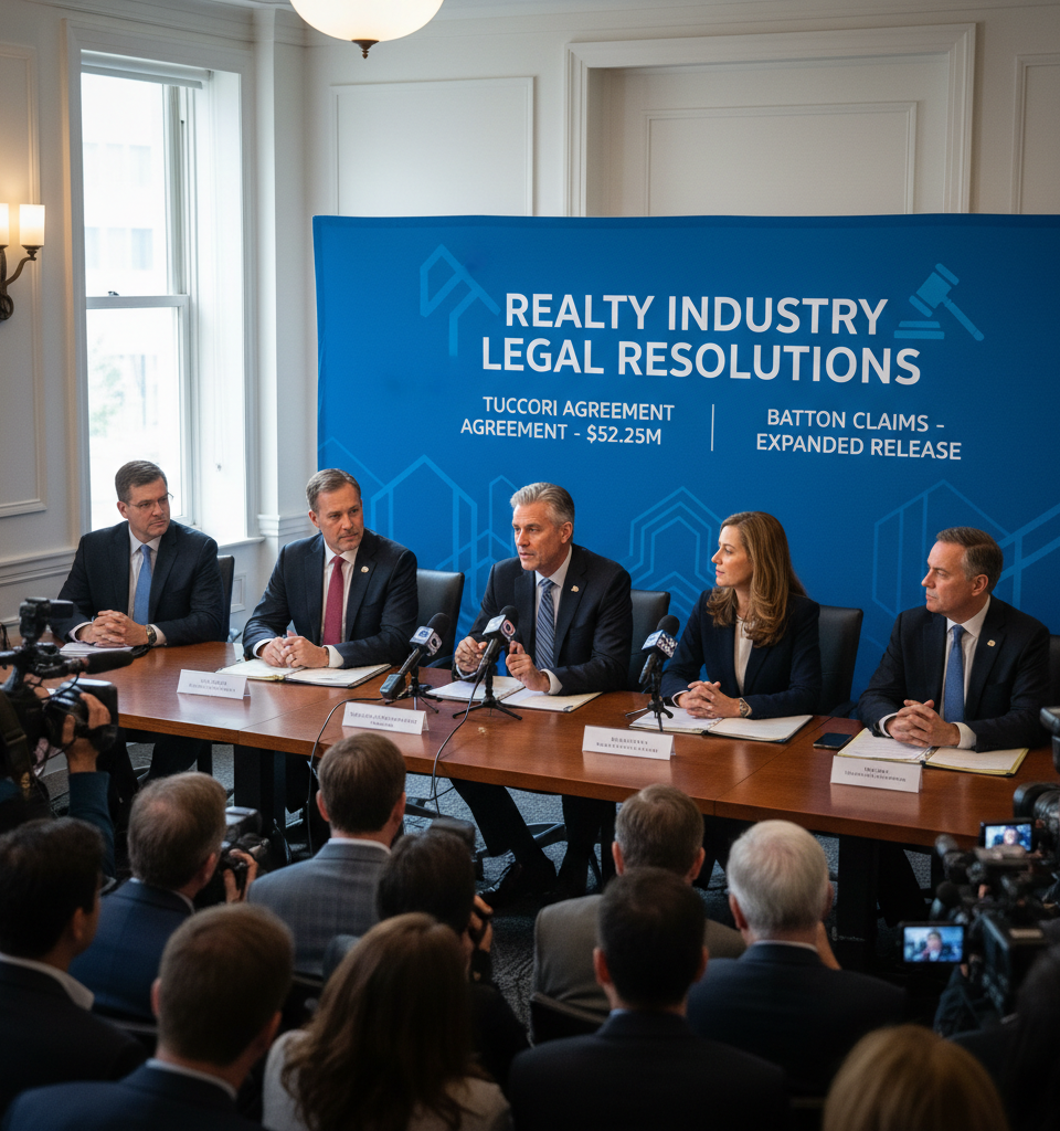 NAR Agrees to $52.25M Tuccori Settlement, Expanding Release to Batton Claims — AI-generated illustration
