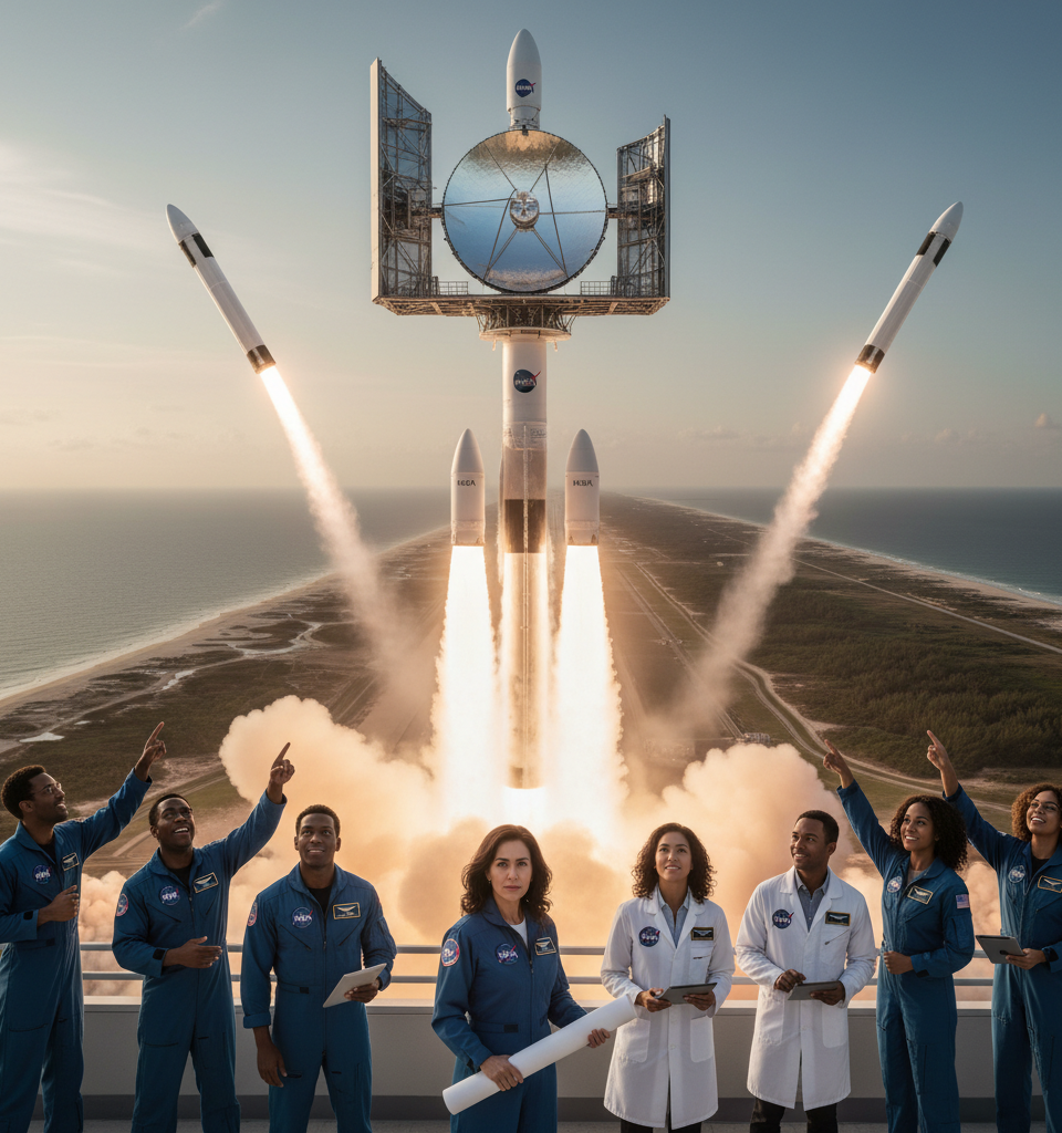 NASA Aims for September Launch of Roman Space Telescope, Pioneering New Era in Cosmic Discovery — AI-generated illustration