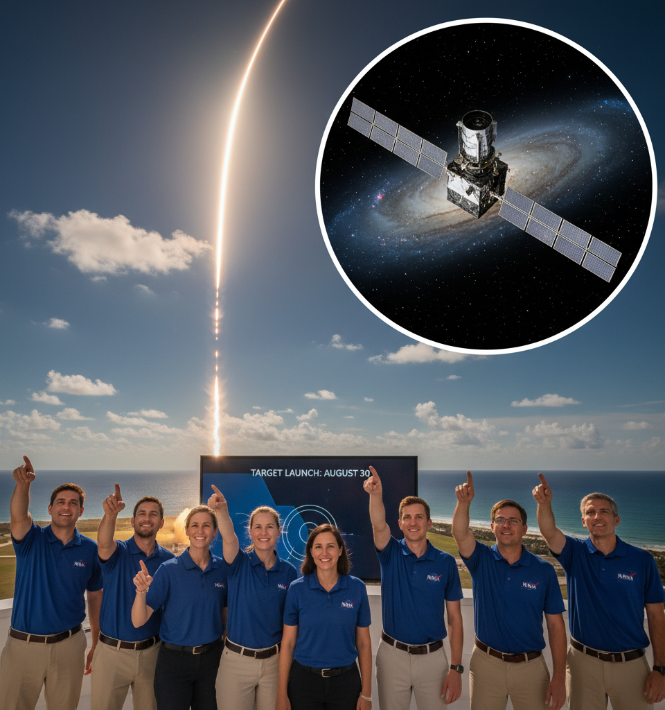 NASA Targets August 30 Launch for Nancy Grace Roman Space Telescope, Promising Unprecedented Views — AI-generated illustration