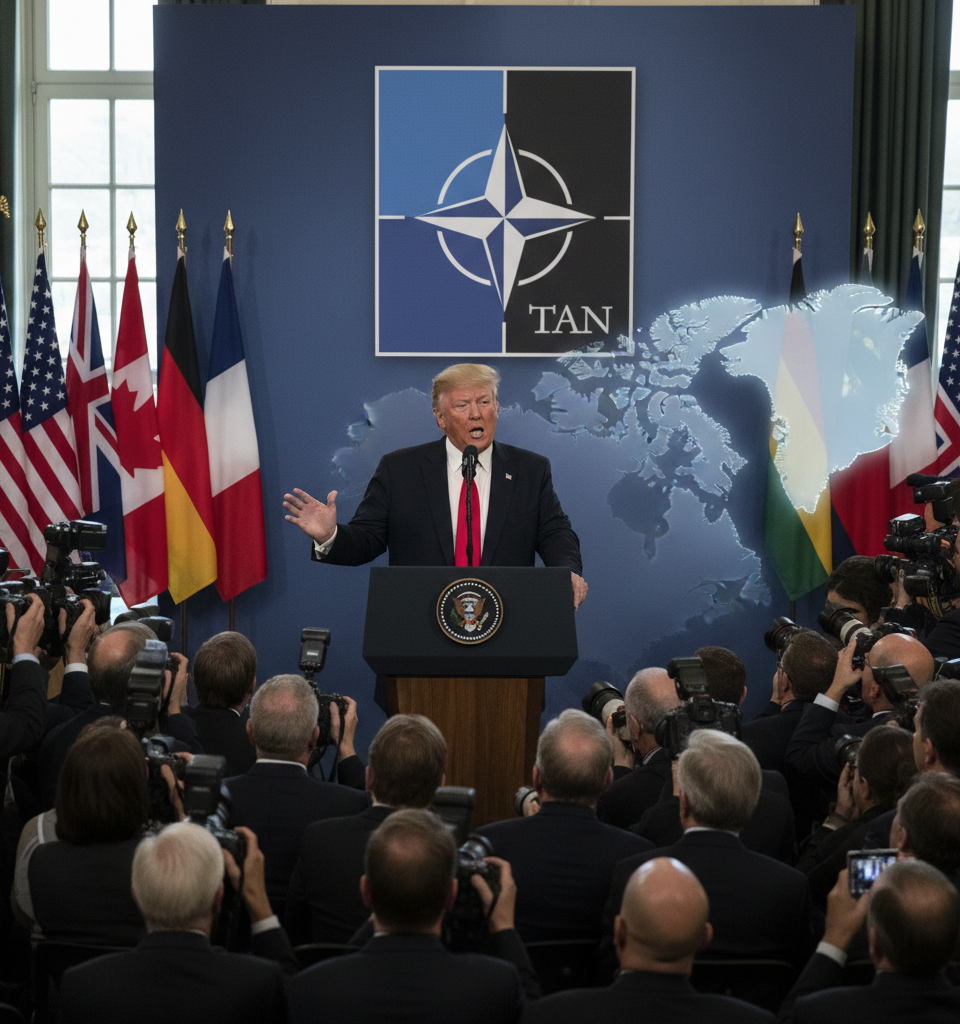NATO's Existential Crisis: Trump's Iran Stance Fuels Alliance Doubts, Greenland Bid Resurfaces — AI-generated illustration