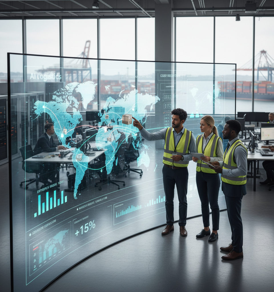 Navigating the AI Revolution: Identifying Effective Solutions for Parcel Shipping Efficiency — AI-generated illustration