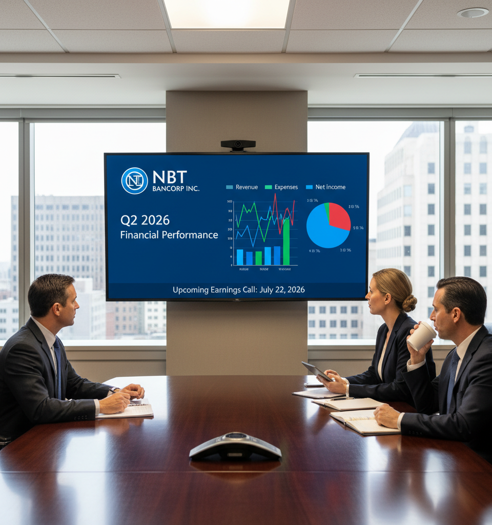 NBT Bancorp Inc. to Detail Q2 2026 Financial Performance on Upcoming Earnings Call — AI-generated illustration