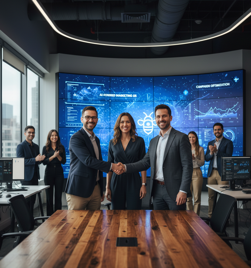 Nectar Social Secures $30M Series A, Bolstering AI-Powered Marketing OS with Menlo Ventures Lead — AI-generated illustration