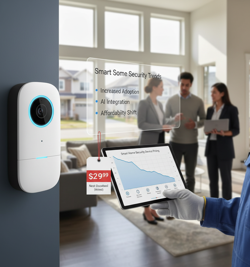 Nest Doorbell (Wired) Sees Significant Price Cut: A Deep Dive into Smart Home Security Trends — AI-generated illustration