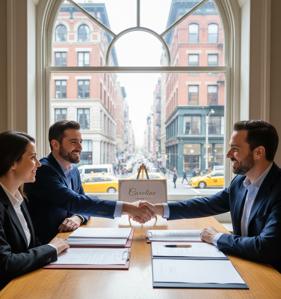 Netflix Star Chef Andrew Sargent to Launch Debut NYC Restaurant, Caroline, in Flatiron — AI-generated illustration