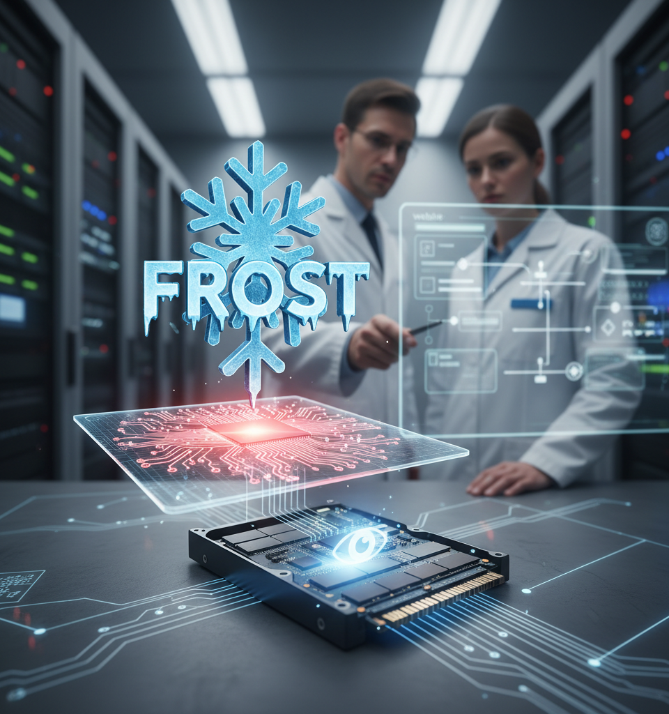 New FROST Technique Allows Websites to Potentially Spy Through SSD Activity — AI-generated illustration