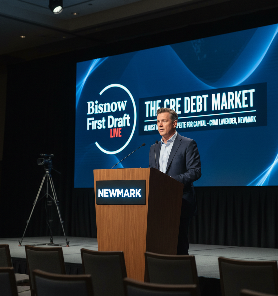 Newmark's Chad Lavender: CRE Debt Markets Exhibit 'Almost Insatiable' Appetite for Capital — AI-generated illustration