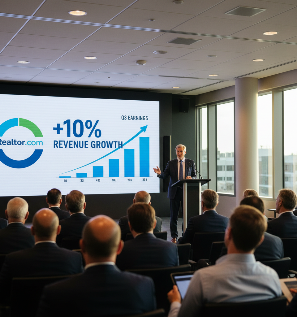 News Corp's Q3 Surge: Realtor.com Operator Fuels 10% Revenue Growth — AI-generated illustration