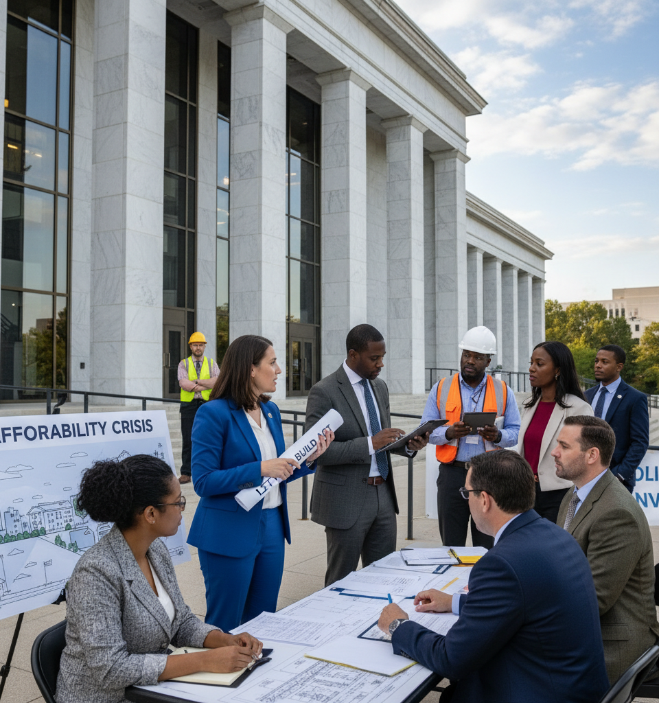 North Carolina Eyes "Let Them Build Act" to Fast-Track Housing Amid Affordability Crisis — AI-generated illustration
