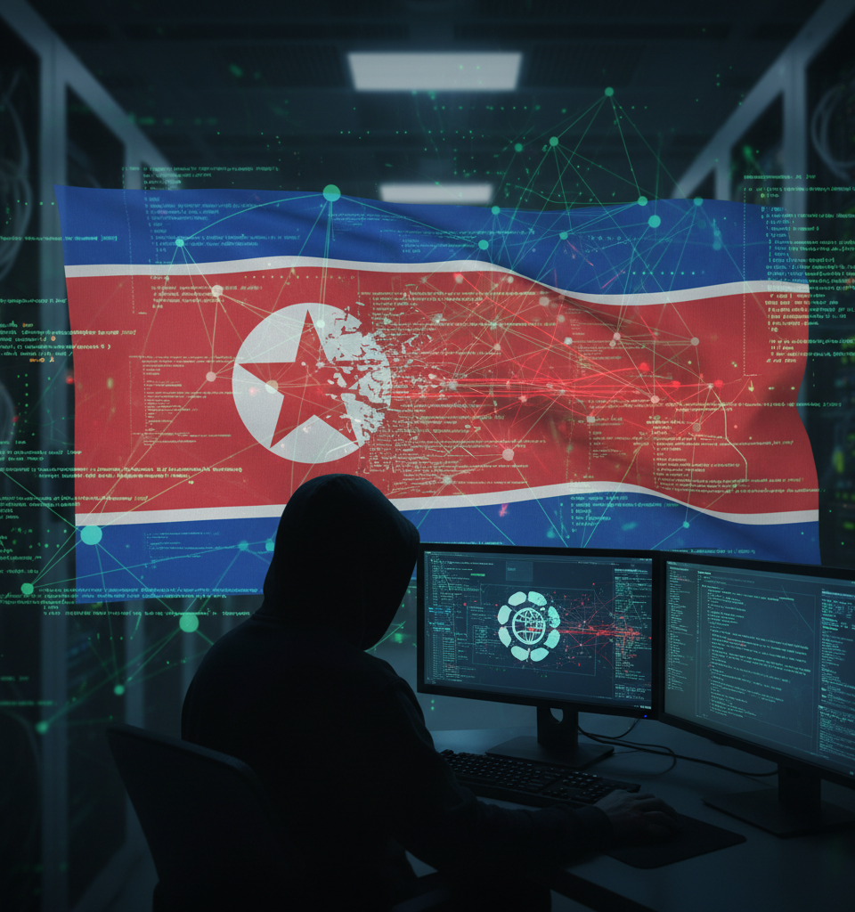 North Korean Hackers Compromise Open-Source Project in Sophisticated Supply Chain Attack — AI-generated illustration