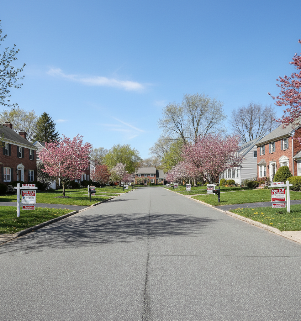 Northeast & Midwest Housing Markets See Surge in New Listings, Easing Buyer Squeeze — AI-generated illustration