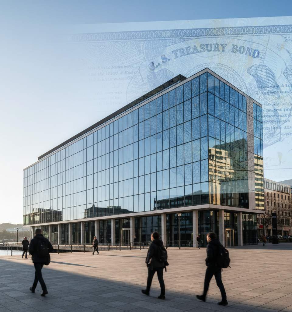 Norway's $2.3 Trillion Fund Plans Major Shift from U.S. Treasuries — AI-generated illustration