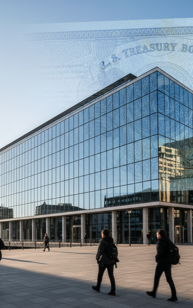 Norway's $2.3 Trillion Fund Plans Major Shift from U.S. Treasuries — AI-generated illustration