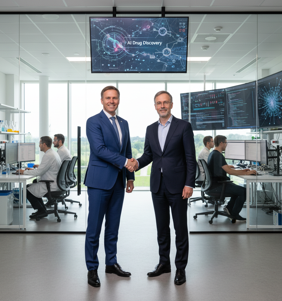 Novo Nordisk Taps OpenAI for AI Drug Discovery, Signaling Pharma's Digital Leap — AI-generated illustration
