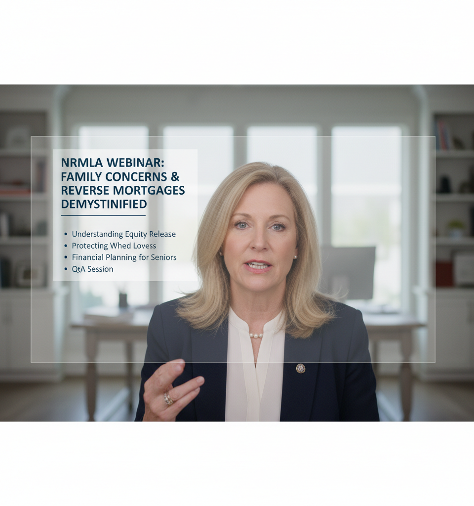 NRMLA Webinar to Address Family Concerns, Demystify Reverse Mortgages — AI-generated illustration
