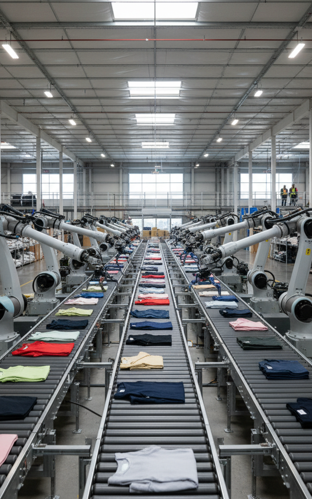 Nuuly to Enhance Fulfillment with Automated Systems at Kansas City Facility — AI-generated illustration