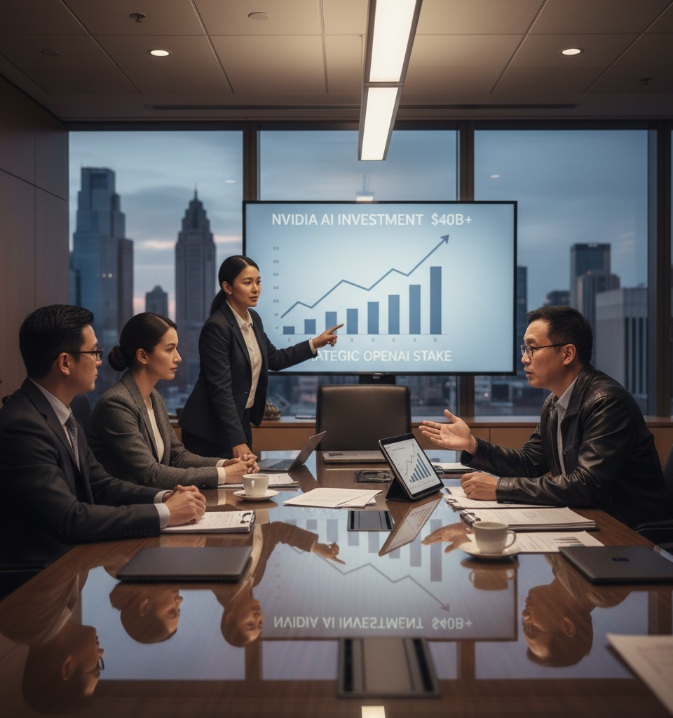 NVIDIA's AI Investment Spree Tops $40 Billion, Fueled by Strategic OpenAI Stake — AI-generated illustration