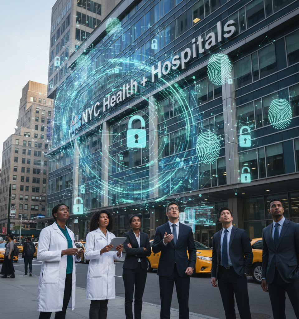 NYC Health + Hospitals Confirms Major Data Breach Impacting 1.8 Million, Including Biometrics — AI-generated illustration