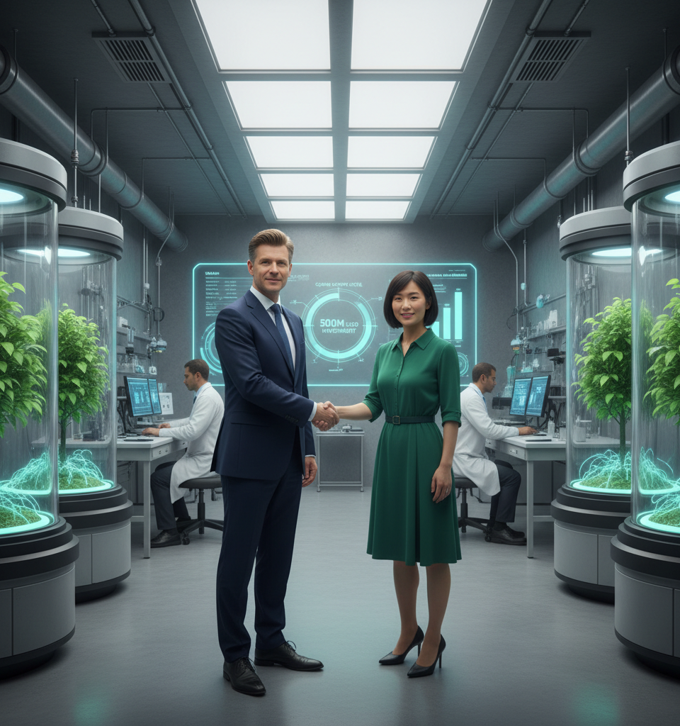 Octopus Energy Invests $500M in Genetically Engineered Trees for Carbon Credits — AI-generated illustration
