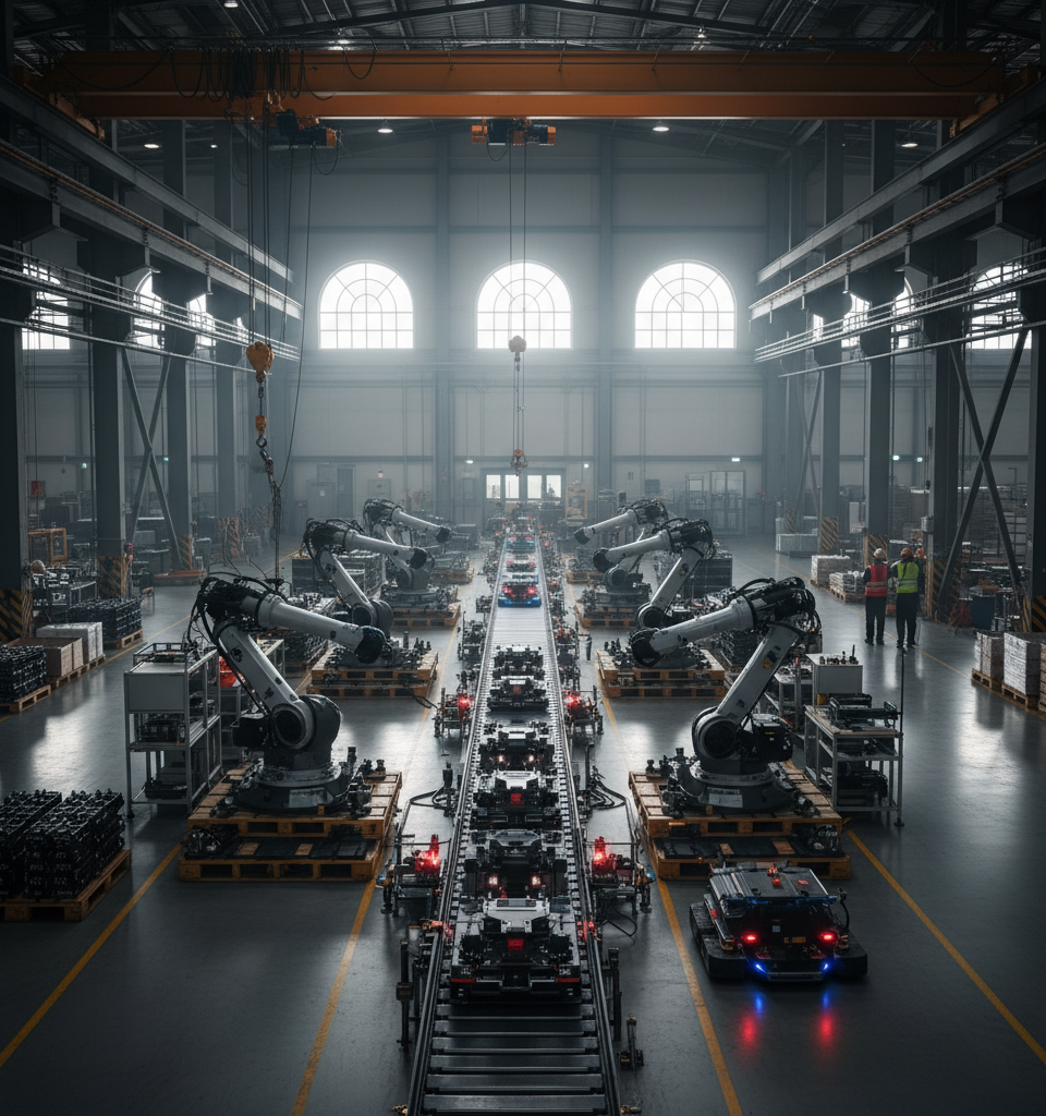 OEMs Weigh Reshoring Investments Amid Persistent Tariff and Cost Uncertainties — AI-generated illustration