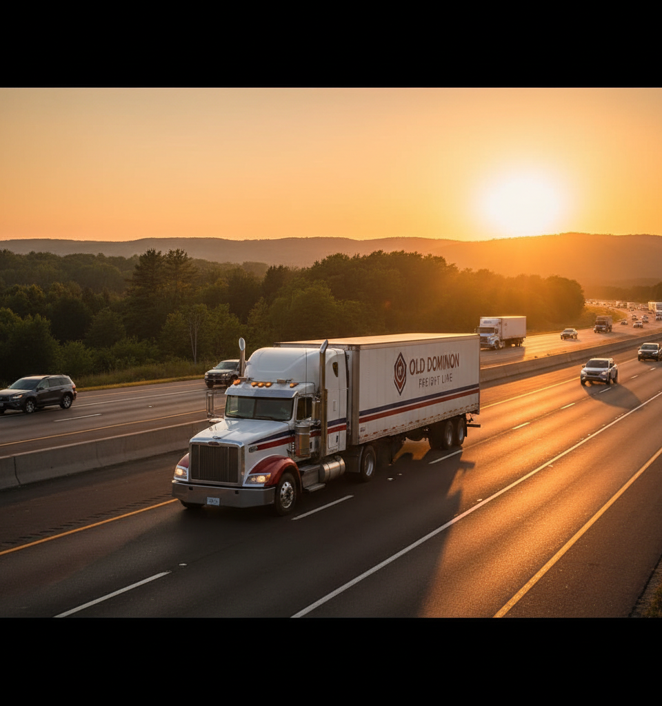 Old Dominion Freight Line Projects Q2 Margin Growth Amid Improving LTL Demand — AI-generated illustration