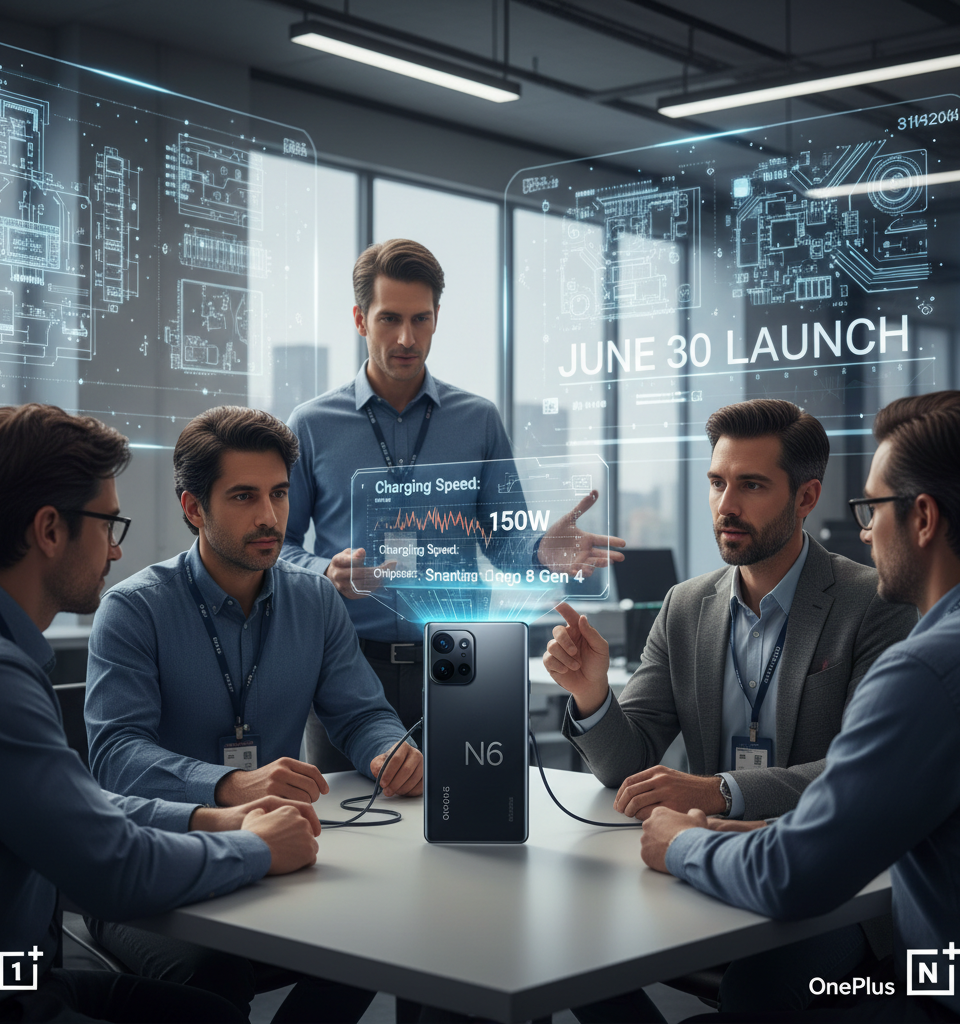 OnePlus N6 Charging Speed and Chipset Details Emerge Ahead of June 30 Launch — AI-generated illustration