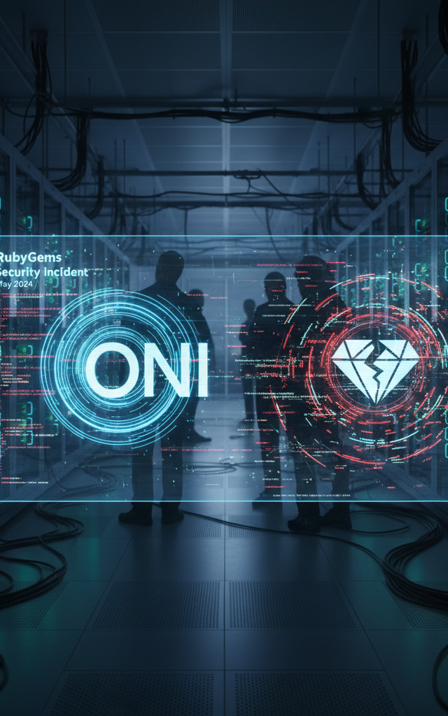 OpenAI Agents Attacked RubyGems Months Before Hugging Face Incident — AI-generated illustration