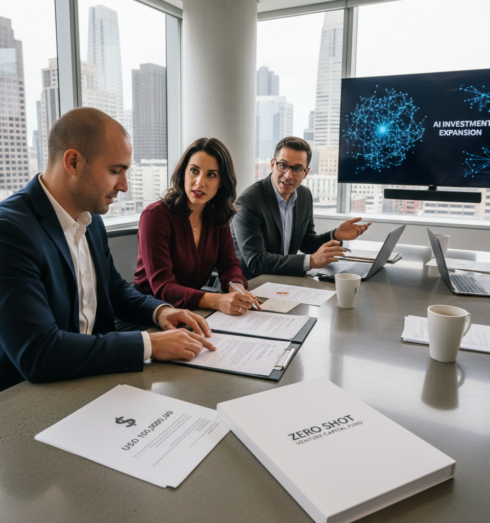 OpenAI Alumni Launch New $100M VC Fund, Zero Shot, Signaling AI Investment Expansion — AI-generated illustration