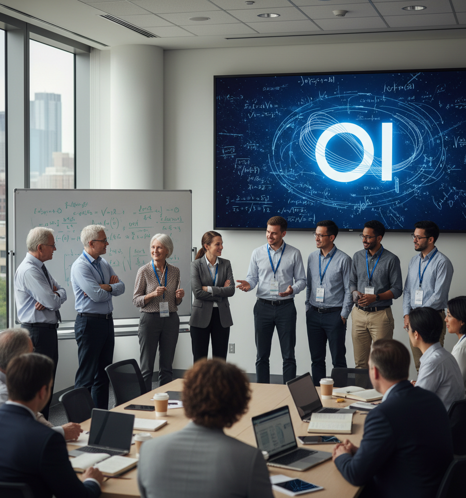 OpenAI Claims Breakthrough in 80-Year-Old Math Problem, Gains Backing from Skeptical Mathematicians — AI-generated illustration
