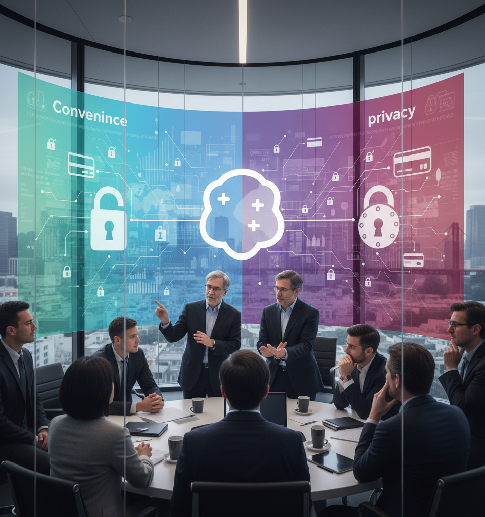 OpenAI Integrates Banking Data with ChatGPT, Posing Convenience vs. Privacy Dilemma — AI-generated illustration