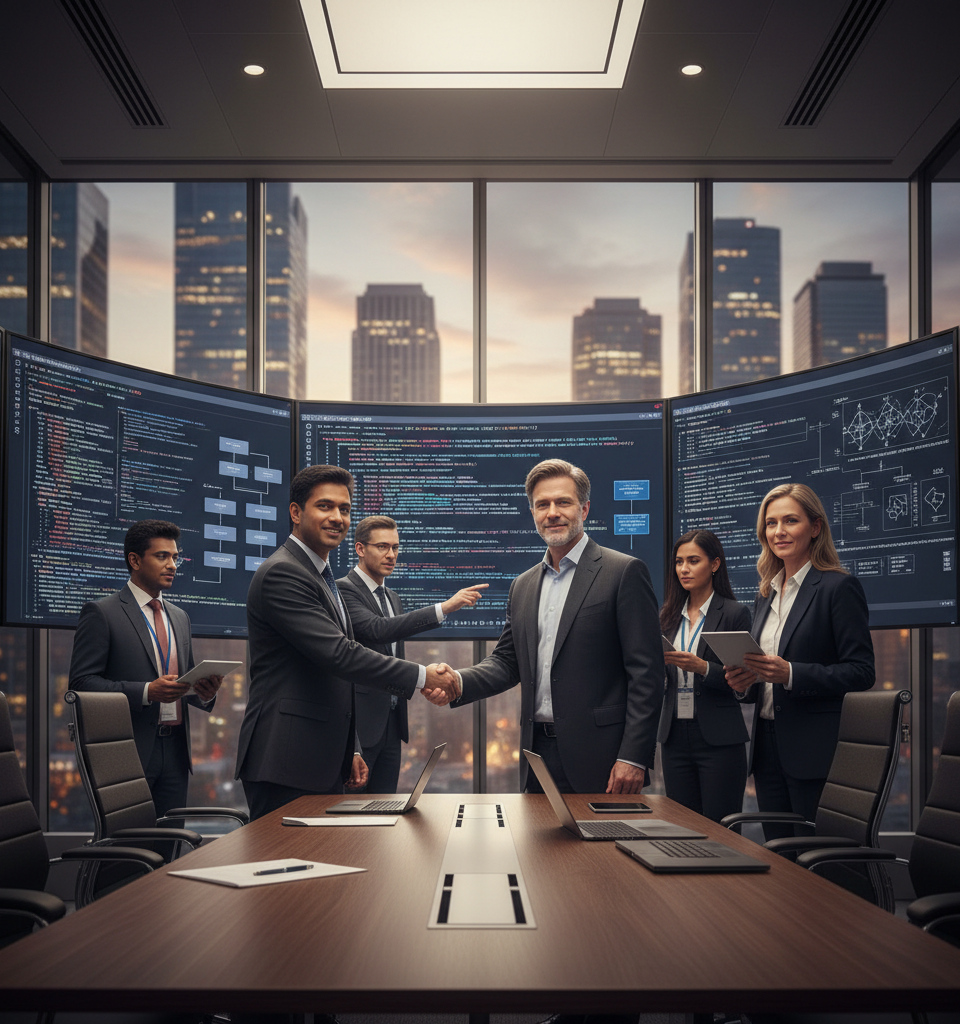 OpenAI Leverages Integrators Cognizant, CGI to Scale AI Coding with Codex for Global Enterprises — AI-generated illustration